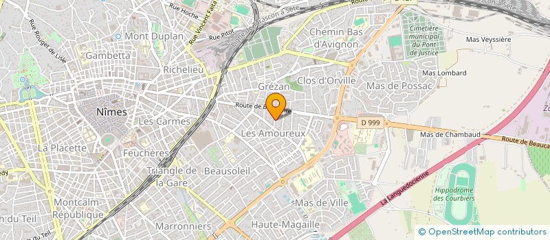 localisation de l'entreprise MADAME BELLYNDA OKENGE  NIMES