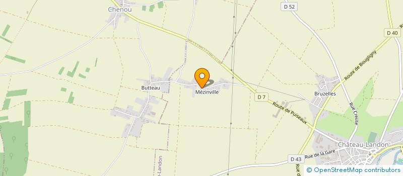 localisation de l'entreprise MADAME BELMIRA LARANJEIRA ALVES  CHATEAU-LANDON