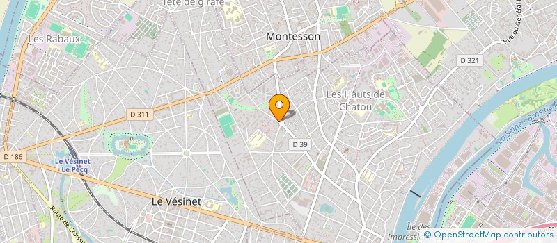 localisation de l'entreprise MADAME BELVANIE LUKILUNDA  CHATOU