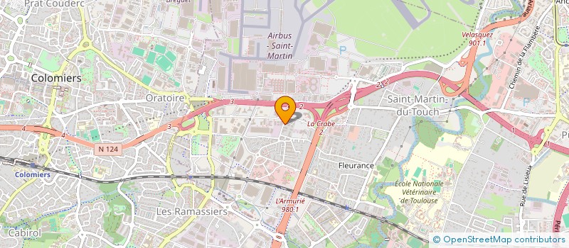 localisation de l'entreprise MADAME BELYSE GIRIMINA  TOULOUSE