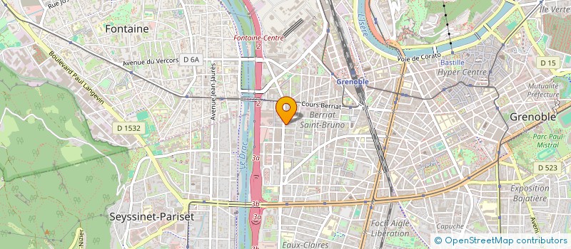 localisation de l'entreprise MADAME BEMVINDA KHANG MA OLANG à GRENOBLE