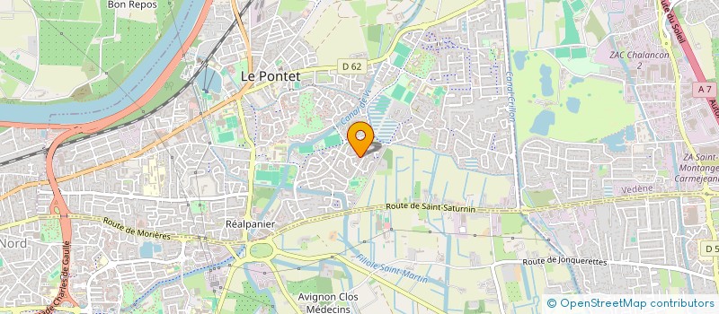 localisation de l'entreprise MADAME BEN ATTO  LE PONTET