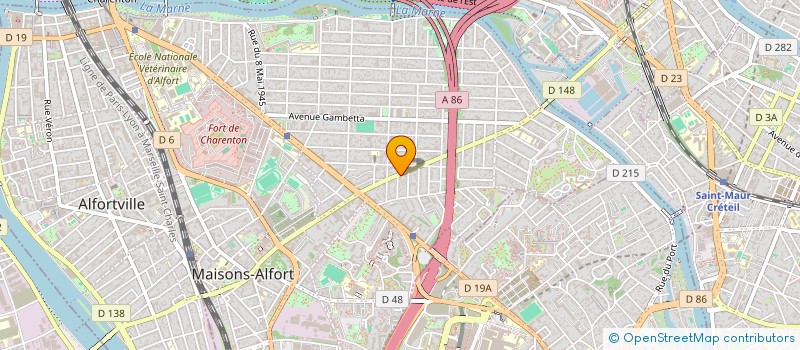 localisation de l'entreprise MADAME BENAN BINAY  MAISONS-ALFORT