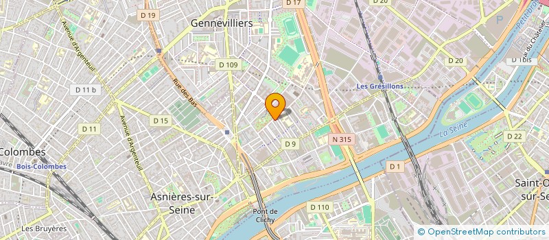 localisation de l'entreprise MADAME BENDJEDDOU HEDJILA à GENNEVILLIERS