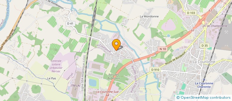 localisation de l'entreprise MADAME BENEDETTA CAPRINO à LA COURONNE