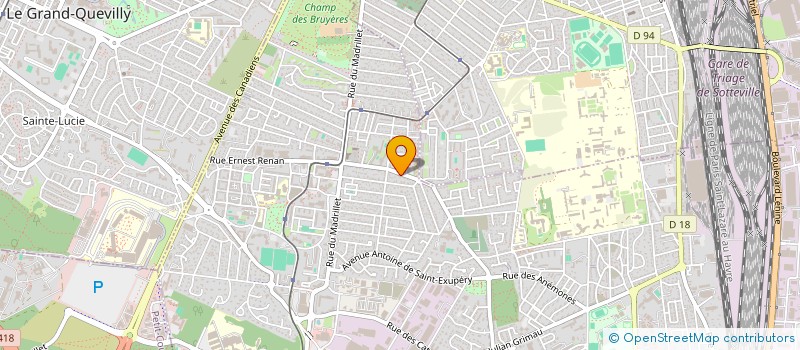 localisation de l'entreprise MADAME BENEDETTA MORELLI  SAINT-ETIENNE-DU-ROUVRAY