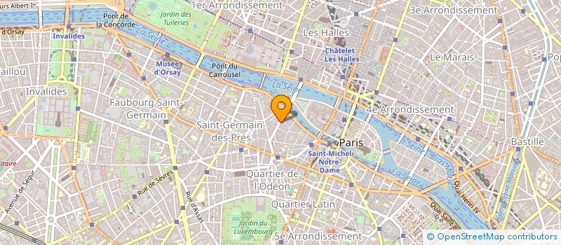 localisation de l'entreprise MADAME BENEDETTA PAROLIN  PARIS