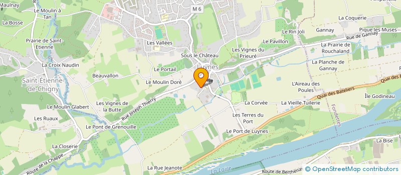 localisation de l'entreprise MADAME BENEDICTA KWOUAYIT  LUYNES