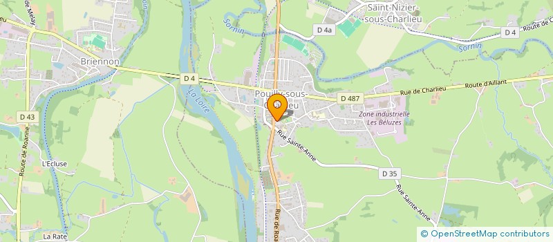 localisation de l'entreprise MADAME BENEDICTE ALEX  POUILLY-SOUS-CHARLIEU