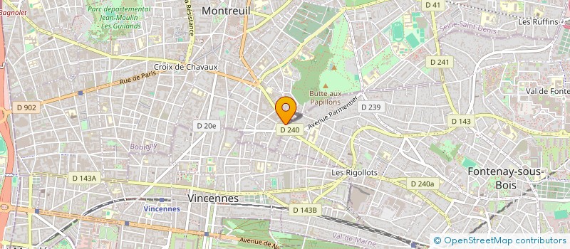 localisation de l'entreprise MADAME BENEDICTE ALEXANDRE à MONTREUIL