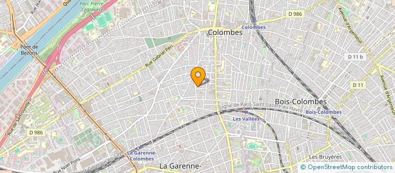 localisation de l'entreprise MADAME BENEDICTE ALEXANDRE à COLOMBES