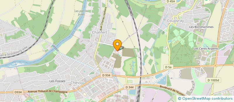 localisation de l'entreprise MADAME BENEDICTE AMBROISE  CHALIFERT