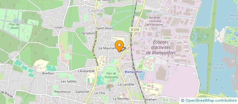 localisation de l'entreprise MADAME BENEDICTE ANDRES à BLANQUEFORT