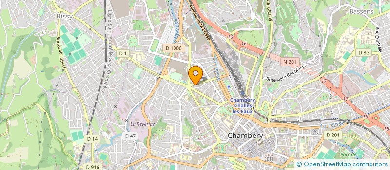 localisation de l'entreprise MADAME BENEDICTE ANGLARET à CHAMBERY