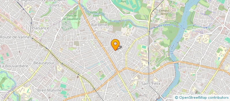 localisation de l'entreprise MADAME BENEDICTE ANGRAND à NANTES