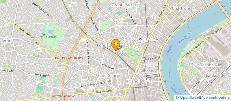 localisation de l'entreprise MADAME BENEDICTE APERT  BORDEAUX