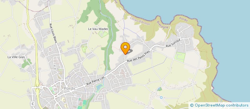 localisation de l'entreprise MADAME BENEDICTE ARNOUX  PORDIC