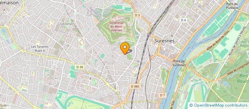 localisation de l'entreprise MADAME BENEDICTE AUPETIT  SURESNES