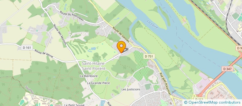 localisation de l'entreprise MADAME BENEDICTE BABARIT à SAUMUR