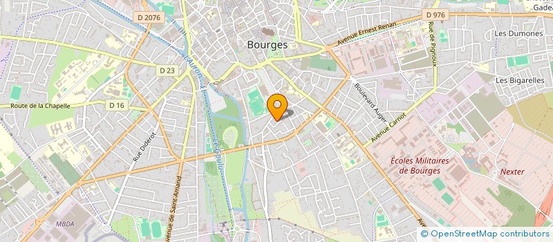 localisation de l'entreprise MADAME BENEDICTE BABEUR  BOURGES