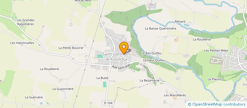 localisation de l'entreprise MADAME BENEDICTE BARILLER à SAINT-GERMAIN-LE-FOUILLOUX