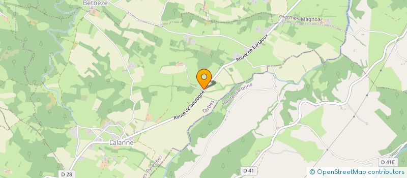 localisation de l'entreprise MADAME BENEDICTE BARTHE  BETBEZE