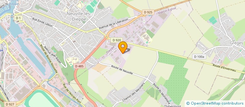 localisation de l'entreprise MADAME BENEDICTE BAUDOUIN  MARTIN-EGLISE