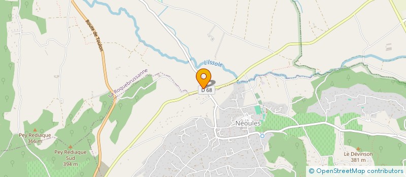 localisation de l'entreprise MADAME BENEDICTE BEDIER  SAINTE ANASTASIE SUR ISSOLE