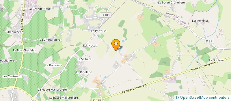 localisation de l'entreprise MADAME BENEDICTE BEILLEVAIRE  LE LOROUX-BOTTEREAU