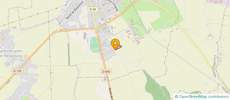 localisation de l'entreprise MADAME BENEDICTE BERANGER à LE NEUBOURG