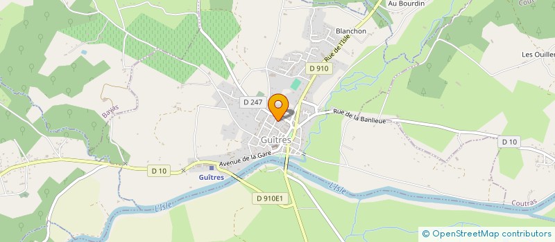 localisation de l'entreprise MADAME BENEDICTE BERNIER  GUITRES