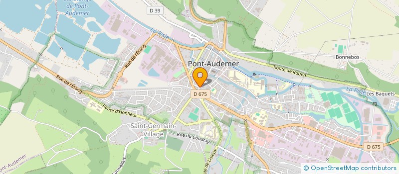 localisation de l'entreprise MADAME BENEDICTE BESNARD à PONT-AUDEMER