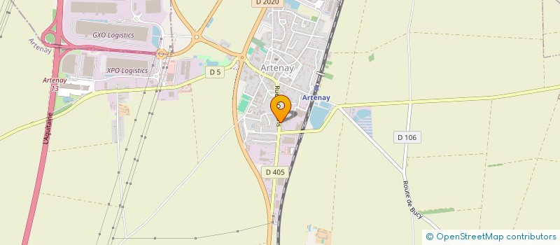 localisation de l'entreprise MADAME BENEDICTE BILLARD à ARTENAY