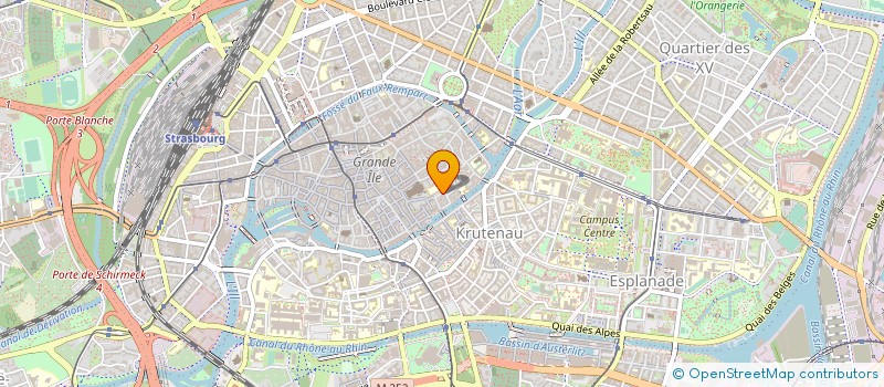 localisation de l'entreprise MADAME BENEDICTE BINNINGER à STRASBOURG