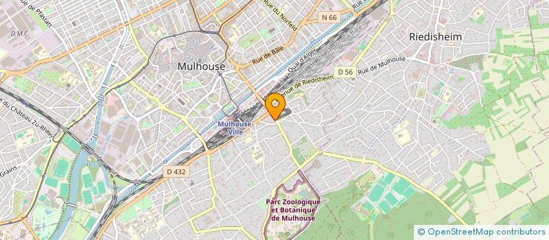 localisation de l'entreprise MADAME BENEDICTE BLAISON  MULHOUSE