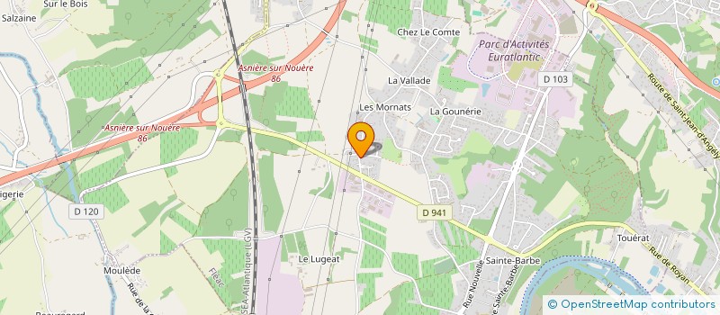 localisation de l'entreprise MADAME BENEDICTE BLANCHARD à FLEAC