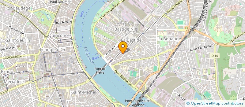 localisation de l'entreprise MADAME BENEDICTE BLORVILLE à BORDEAUX