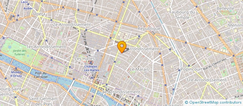 localisation de l'entreprise MADAME BENEDICTE BOIRON  PARIS