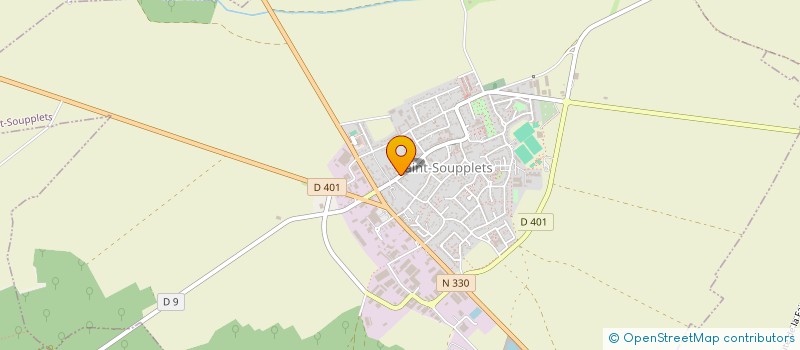 localisation de l'entreprise MADAME BENEDICTE BOISSEAU  SAINT-SOUPPLETS