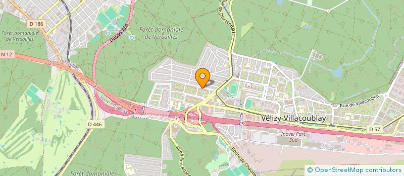 localisation de l'entreprise MADAME BENEDICTE BON  VELIZY-VILLACOUBLAY