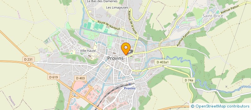 localisation de l'entreprise MADAME BENEDICTE BONNEL  PROVINS