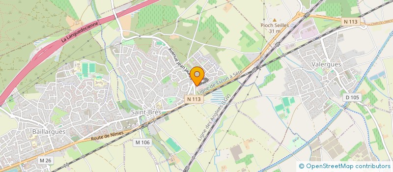 localisation de l'entreprise MADAME BENEDICTE BORDES  SAINT-BRES