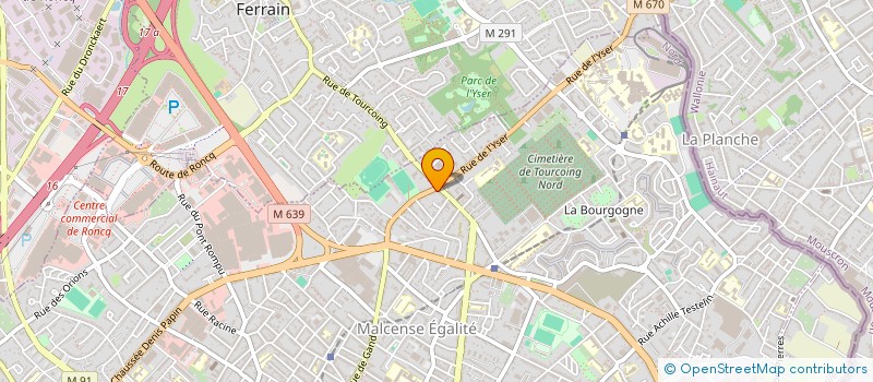 localisation de l'entreprise MADAME BENEDICTE BOSSAERTS  TOURCOING