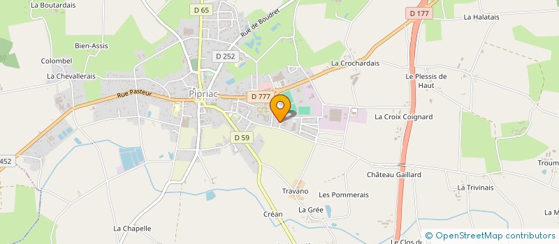 localisation de l'entreprise MADAME BENEDICTE BOSSET  LOHEAC