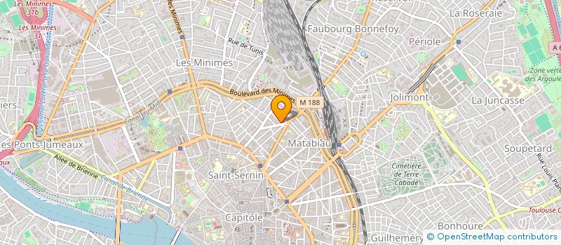 localisation de l'entreprise MADAME BENEDICTE BOSSUET à TOULOUSE