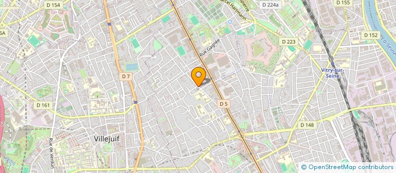 localisation de l'entreprise MADAME BENEDICTE BOUNCHAREUN à VITRY-SUR-SEINE