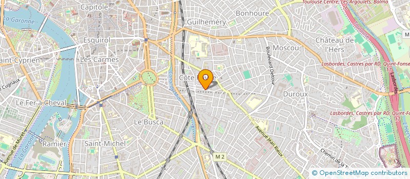localisation de l'entreprise MADAME BENEDICTE BOUSQUET à TOULOUSE
