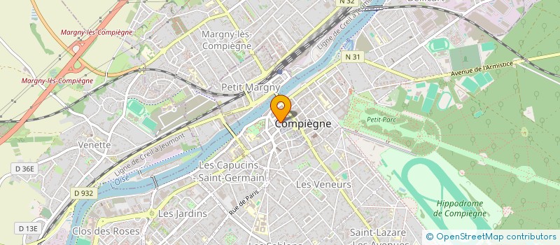 localisation de l'entreprise MADAME BENEDICTE BOUSSILLON  COMPIEGNE