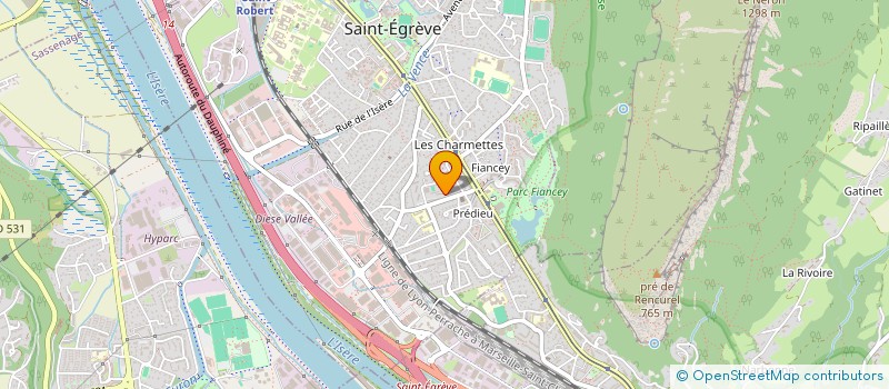 localisation de l'entreprise MADAME BENEDICTE BRAAS  SAINT-EGREVE