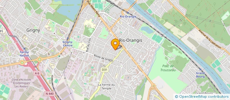 localisation de l'entreprise MADAME BENEDICTE BRANDT à RIS-ORANGIS